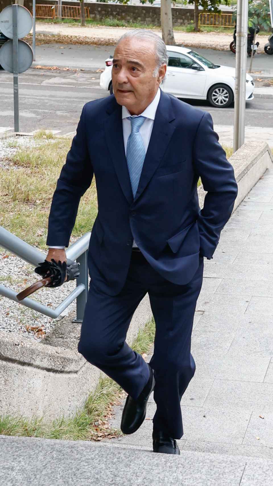 Carlos Iglesias a su llegada al juzgado, este martes 17 de octubre.