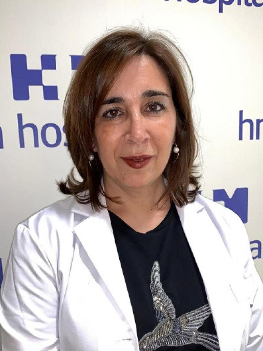 La doctora Gálvez en el photocall de HM hospitales.