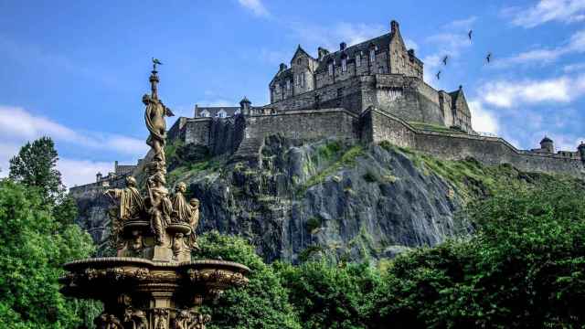 Imagen del castillo de Edimburgo.