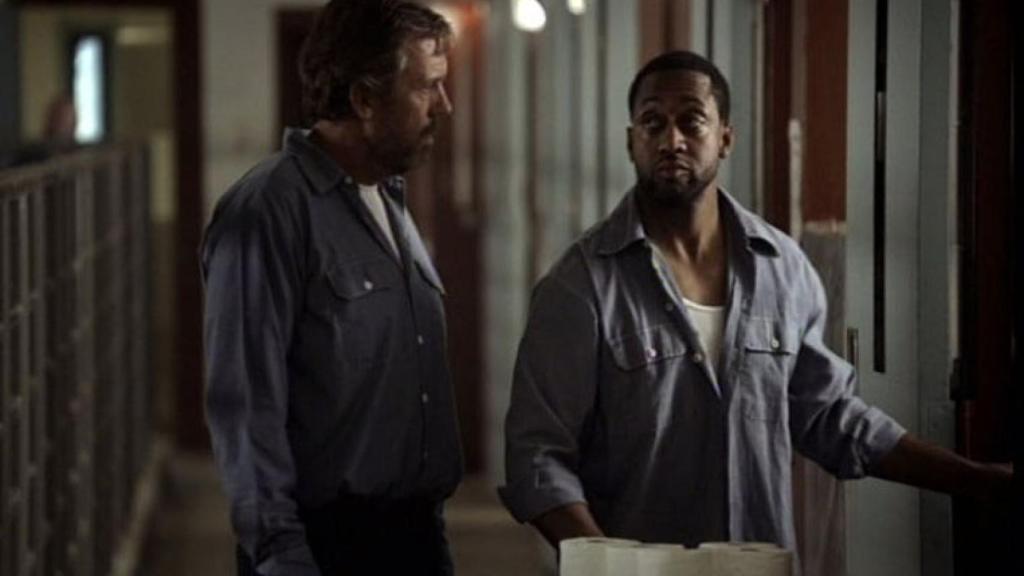 Hugh Laurie y Jaleel White en la temporada 8 de 'House'