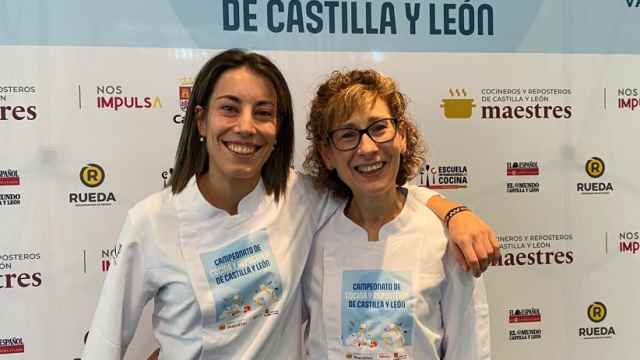 Sara Cámara Fernández y Begoña Río Gómez, ganadoras del campeonato de Cocina y Repostería de Castilla y León