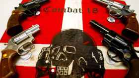Armas incautadas al grupo neonazi Combat 18 por la policía alemana.