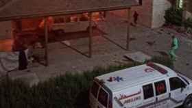 Explosión en hospital gazatí