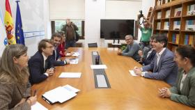 Reunión entre la Xunta y la Federación Galega de Municipios e Provincias (Fegamp).