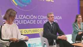 Alfonso Rueda en la inauguración del III Foro Empresarial pola Igualdade celebrado hoy en la CEP.