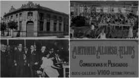 Imágenes antiguas que recorren la historia de la compañía gallega.