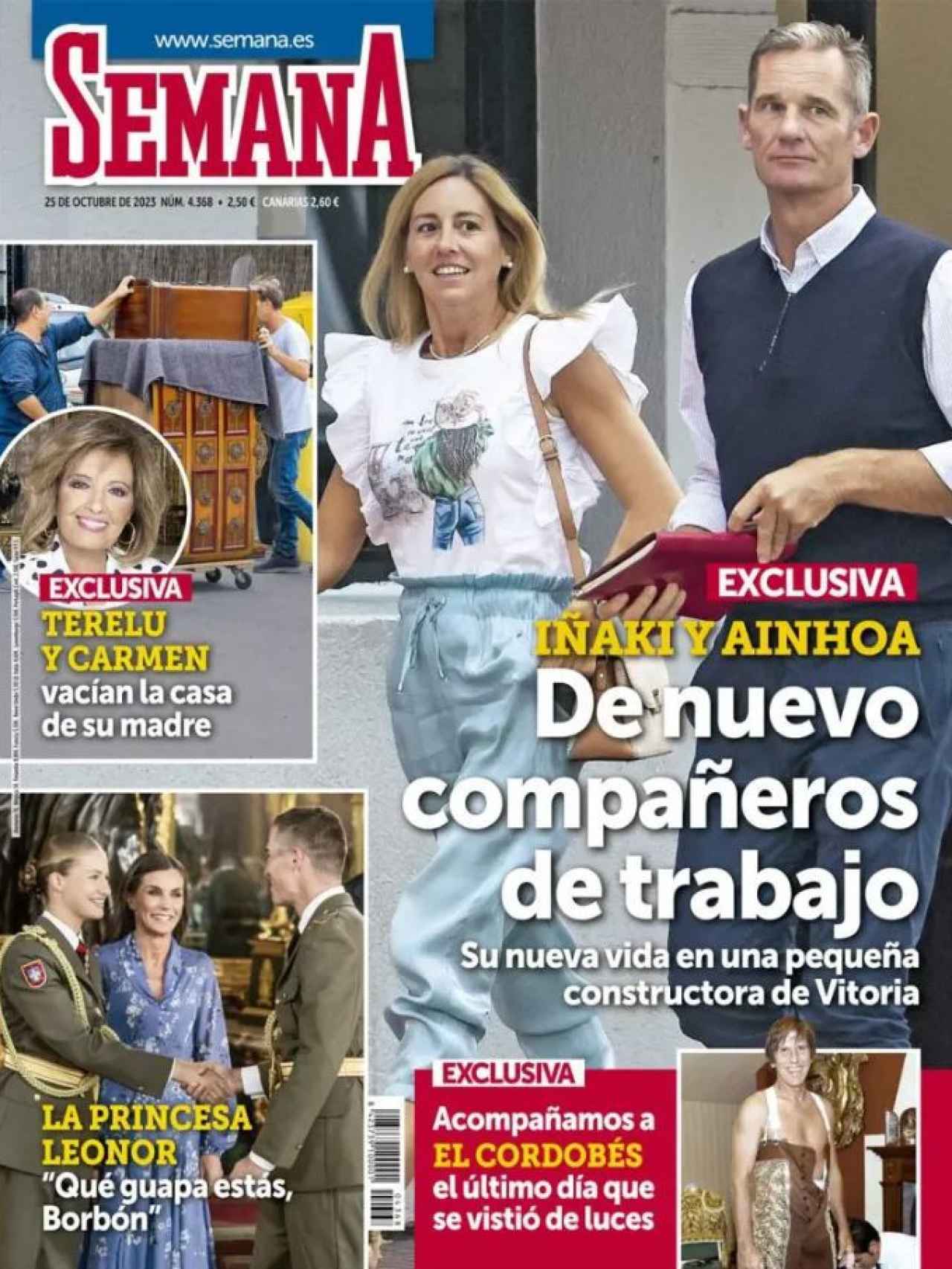 La portada de la revista 'Semana', donde se informa del desalojo de la casa de Campos.