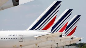 Varios aviones de la aerolínea francesa Air France. Imagen de archivo.