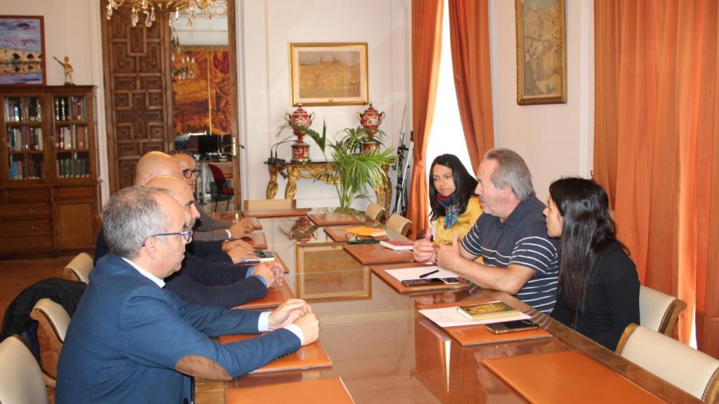 Reunión del Ayuntamiento de Zamora con la Fundación Edades del Hombre
