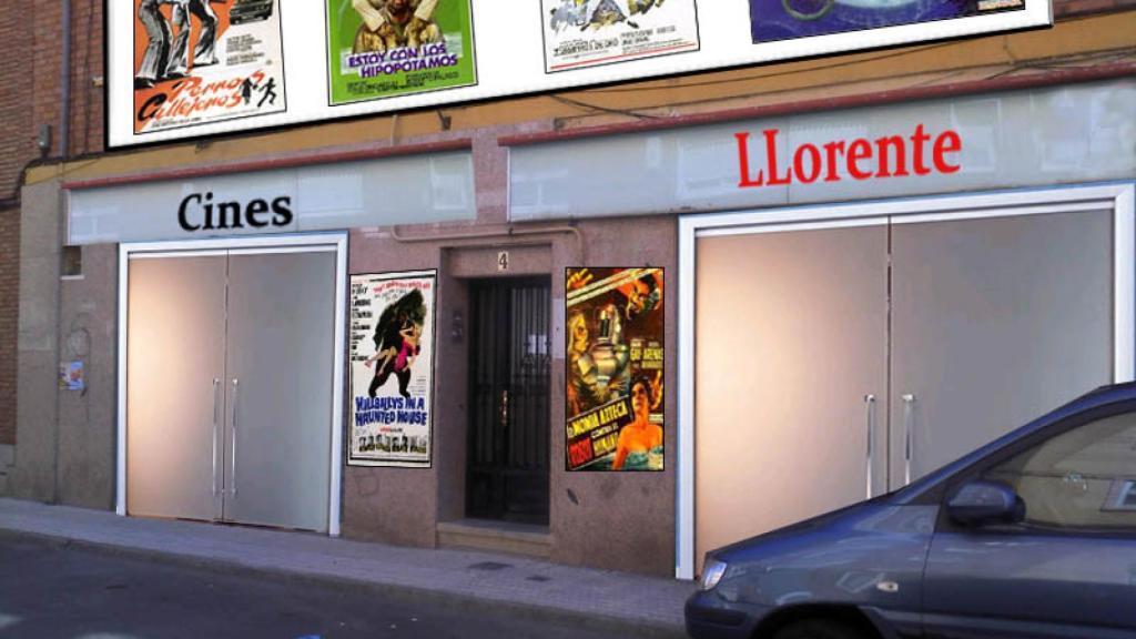 Cines Llorente en la calle Gargabete