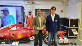El Ferrari de Fórmula 1 es una de las estrellas de la exposición en Elche.