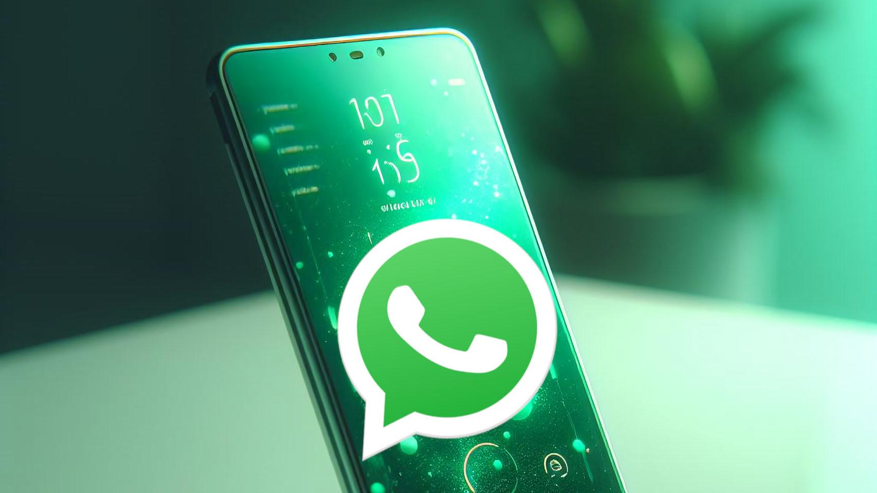 Smartphone con WhatsApp