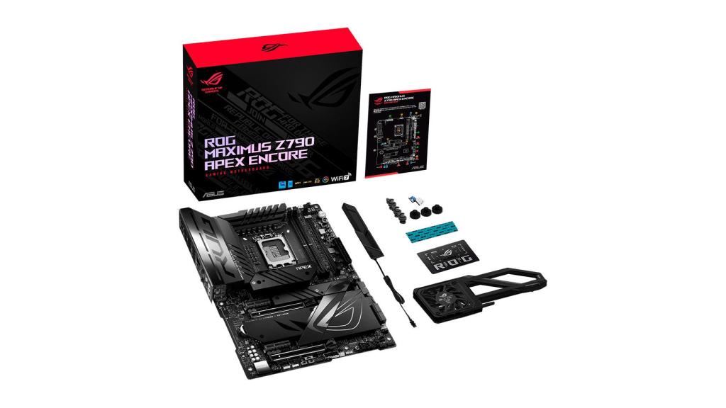 Lo que hay en la caja de la ASUS ROG Maximus Z790 Apex Encore