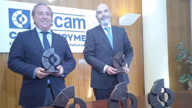 Ángel Nicolás y Mario Fernández, presidente y secretario general de Cecam.