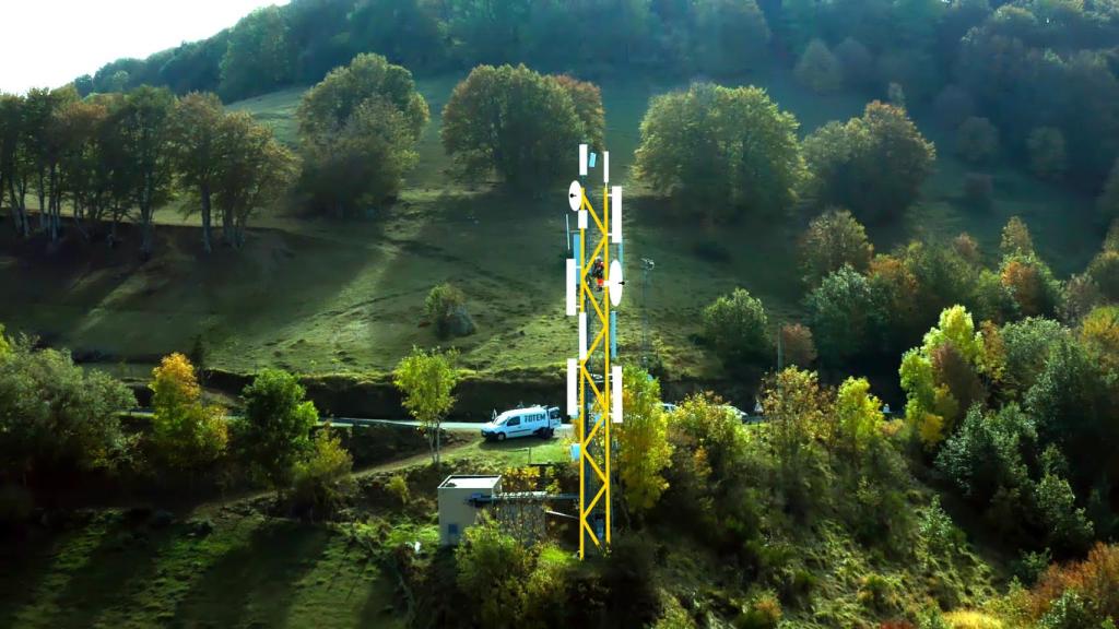 Imagen de archivo de una torre de telecomunicaciones.