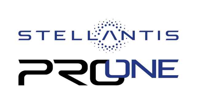 Emblema de Stellantis Pro, la división de comerciales de Stellantis.