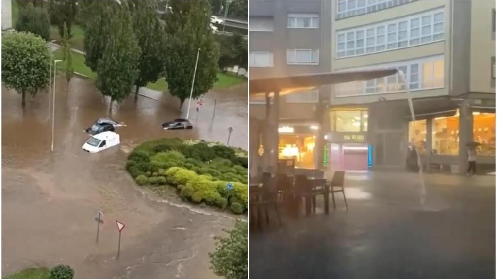 Las lluvias han causado inundaciones en Santiago