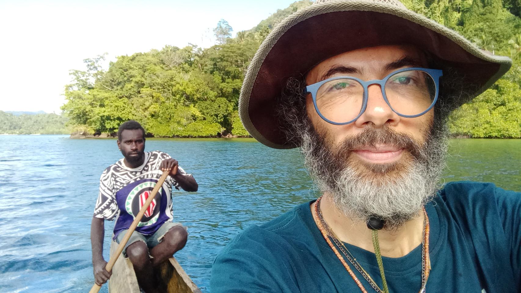 Gianluca Grimalda en Papúa Nueva Guinea.