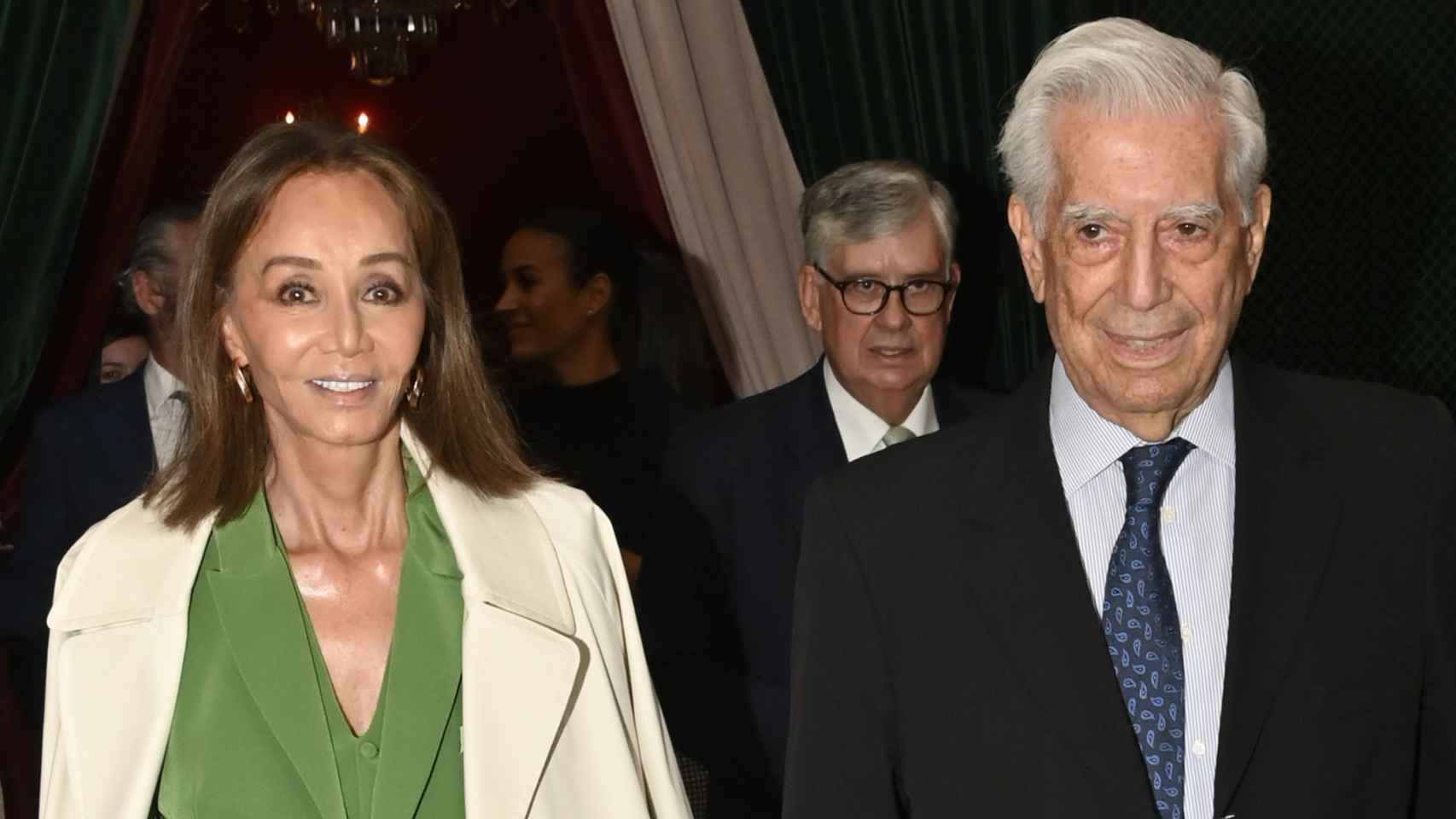 Isabel Preysler y Mario Vargas Llosa, en octubre de 2022.