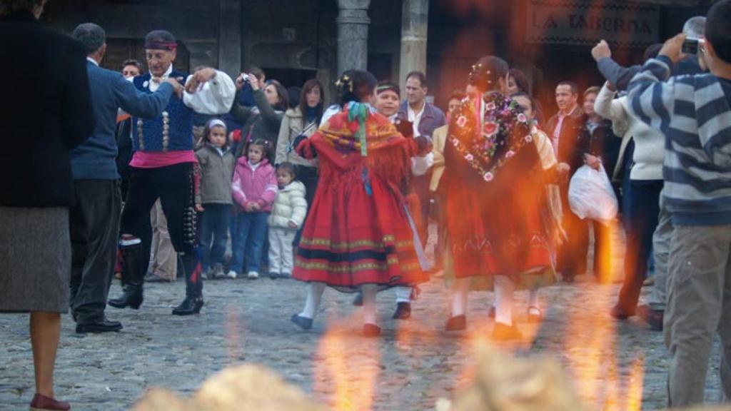 Bailes en el Magosto de La Alberca