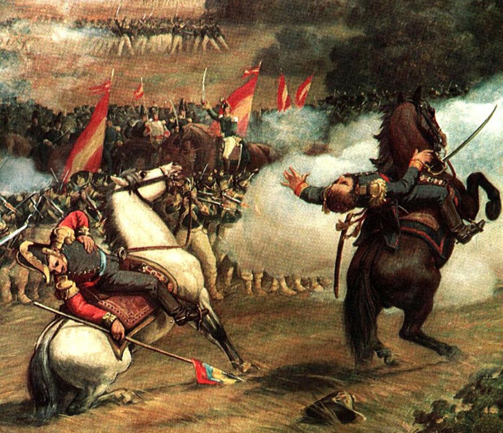 Fragmento de 'La batalla de Carabobo' 1887