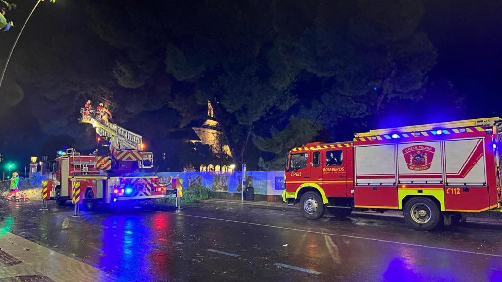 Bomberos en Talavera.