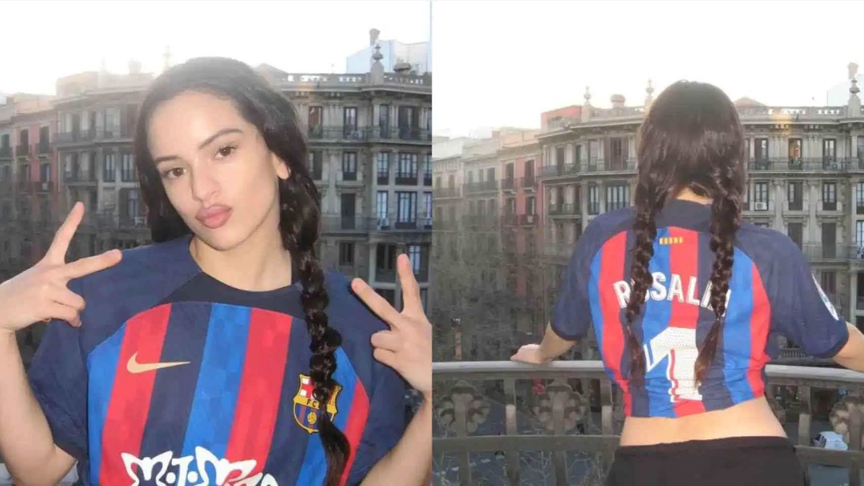 Camiseta especial del FC Barcelona X Rosalía