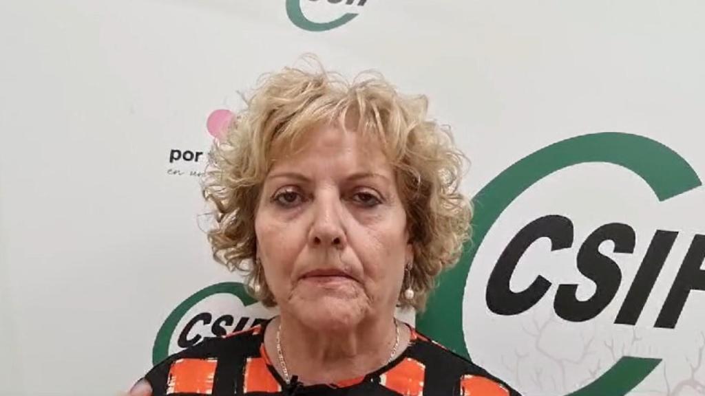 Regina Álvarez, secretaria de Igualdad de CSIF Castilla y León.