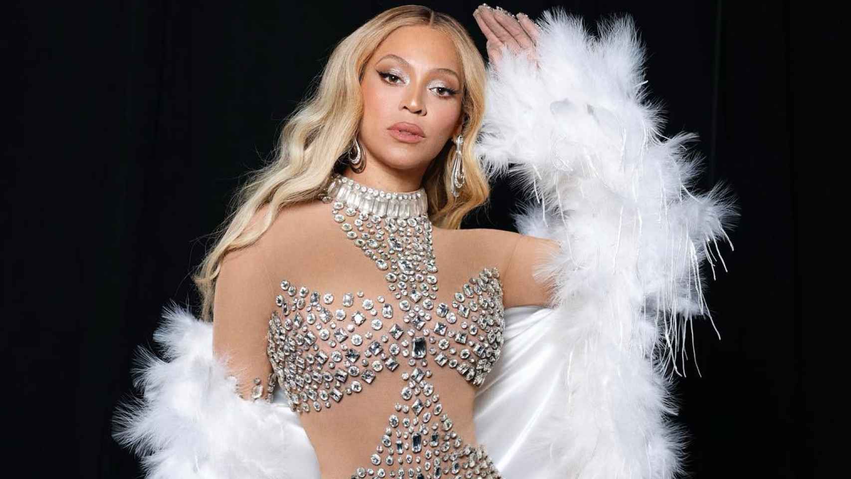 Beyoncé con el look con el que abrió su concierto de Las Vegas el pasado mes de agosto.