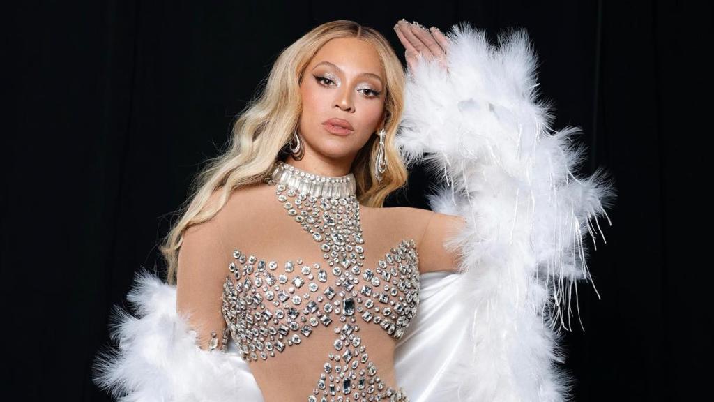 Beyoncé con el look con el que abrió su concierto de Las Vegas el pasado mes de agosto.