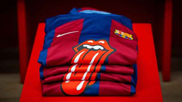 Camiseta especial del FC Barcelona X Rolling Stones