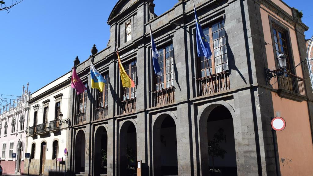 Fachada del Ayuntamiento de San Cristóbal de La Laguna (Santa Cruz de Tenerife).