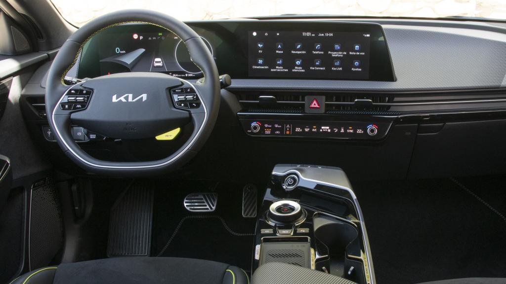 Interior del Kia EV6 GT.
