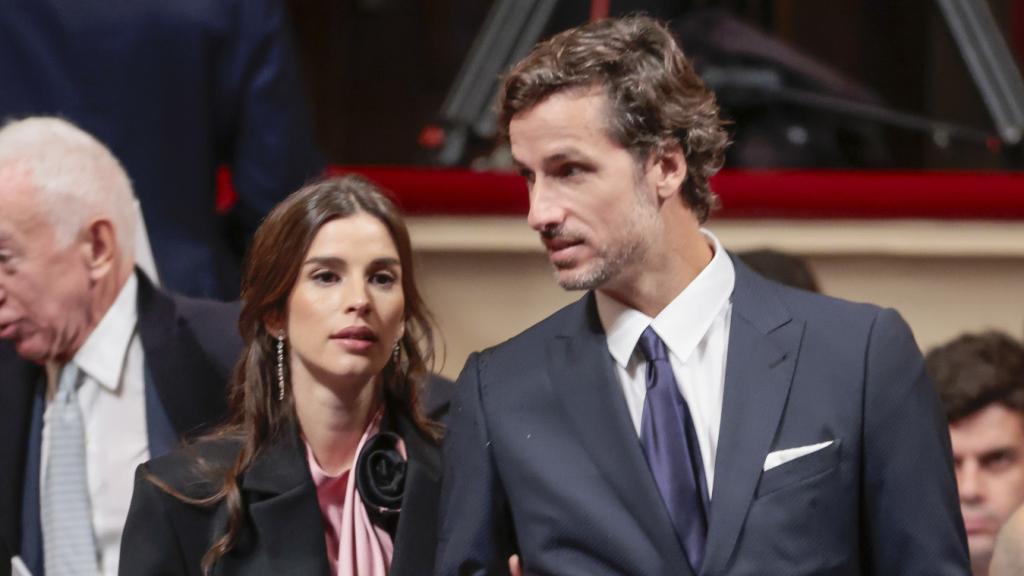 Sandra Gago y Feliciano López en los premios.