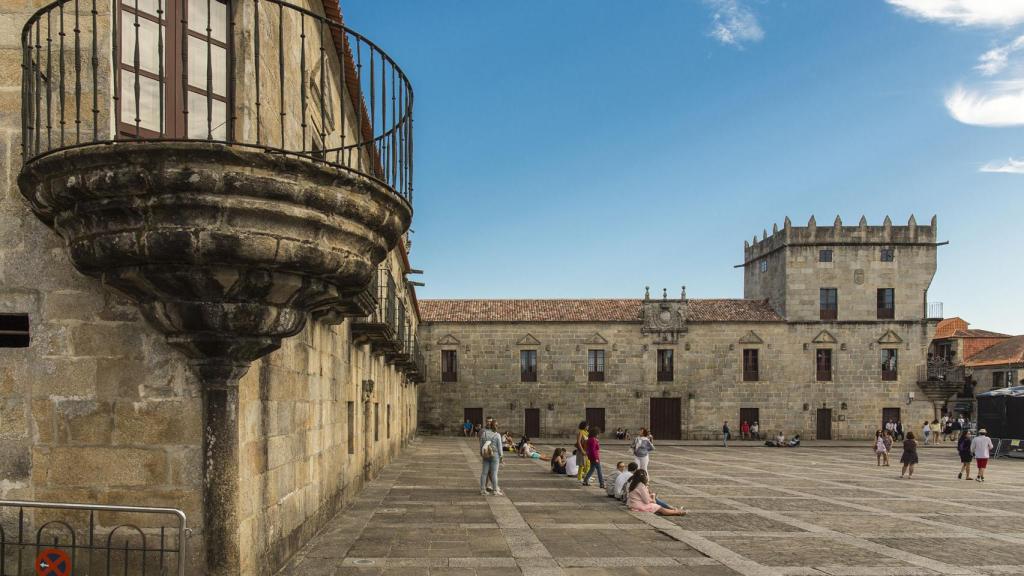 Plaza de Fefiñáns en Cambados (Pontevedra)