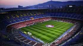 Imagen del Spotify Camp Nou durante un partido de Liga.