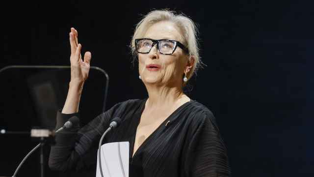 Meryl Streep pronuncia el discurso en la ceremonia de entrega de los Premios Princesa de Asturias. Ballesteros / EFE