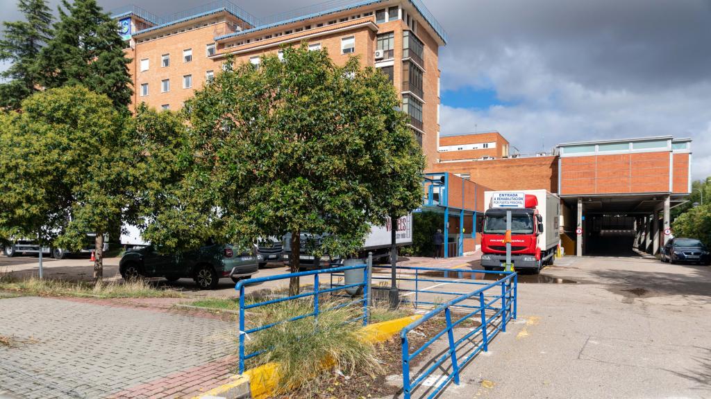 Hospital Virgen de la Salud de Toledo durante el rodaje. Foto: Javier Longobardo.