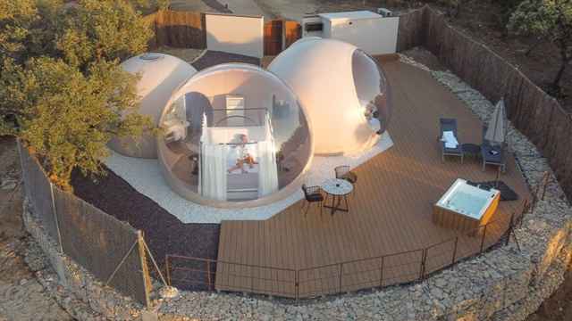 Hotel burbuja Miluna Open Nature Rooms, en la localidad toledana de Hormigos
