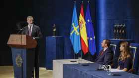 Felipe VI en su discurso de los Premios Princesa de Asturias 2023.
