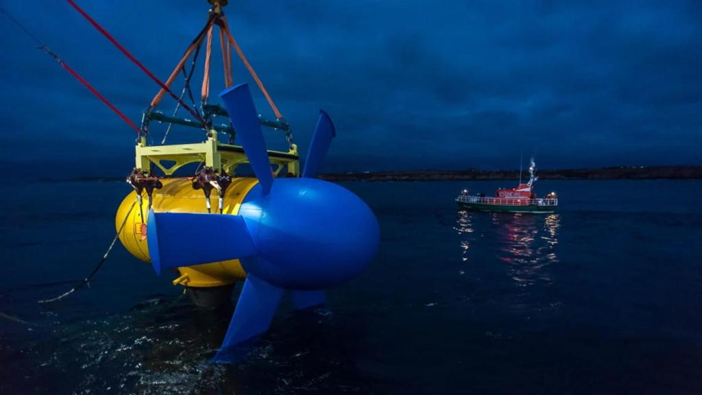 La turbina D10 de Sabella en su última inmersión