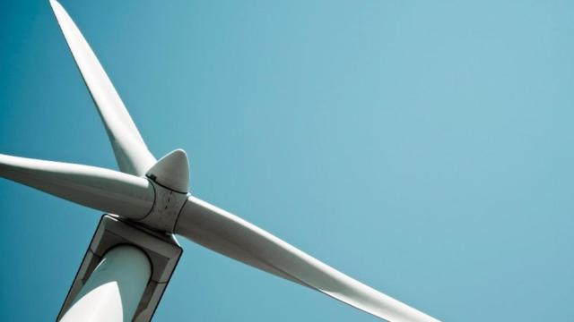 Un aerogenerador de Endesa.