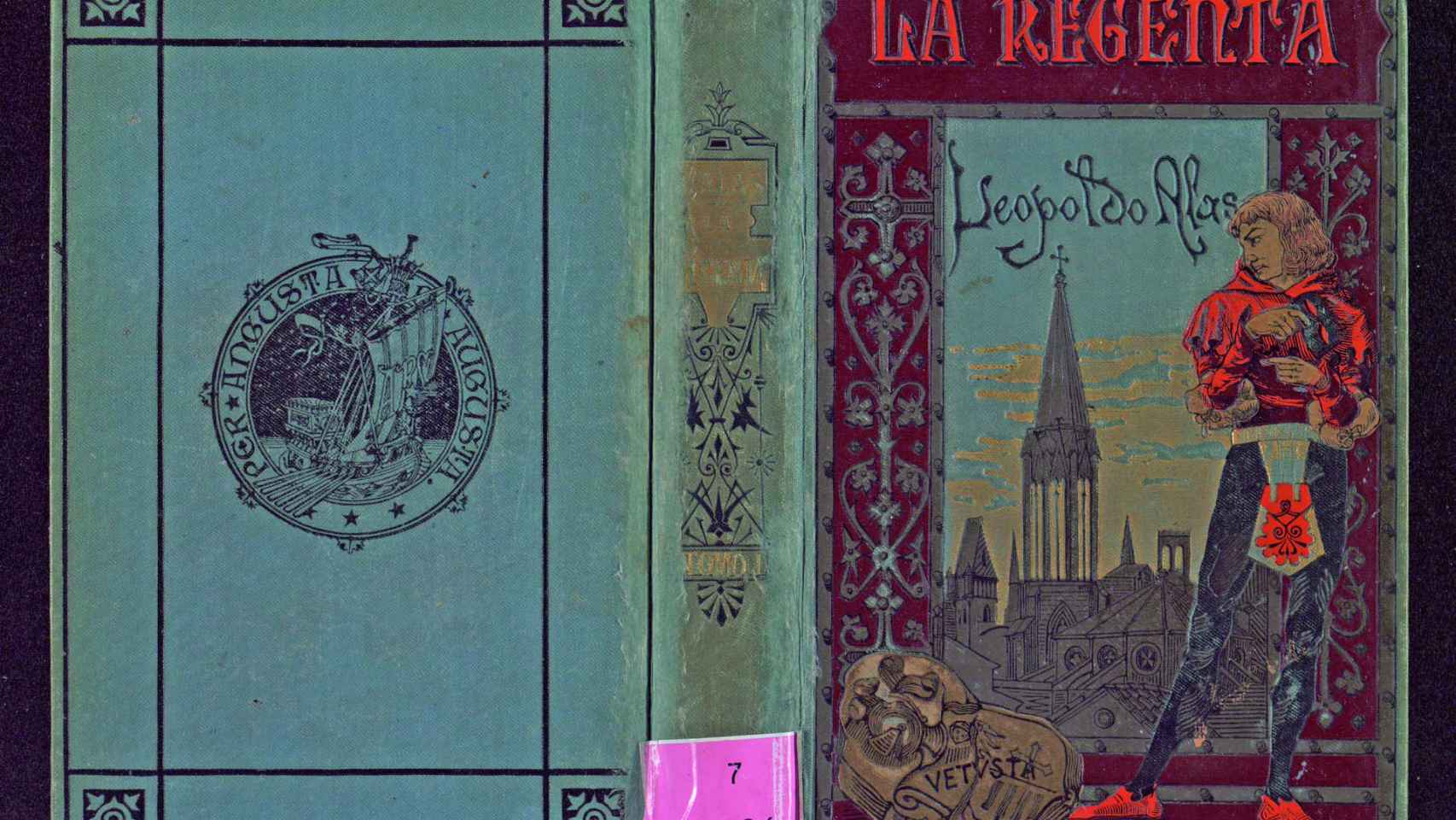 Portada de la primera edición de 'La Regenta' (1884)