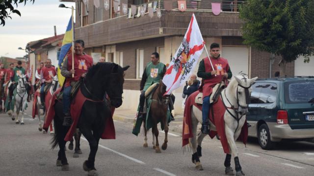 Recreación histórica de la llegada de Carlos V a Valdestillas.