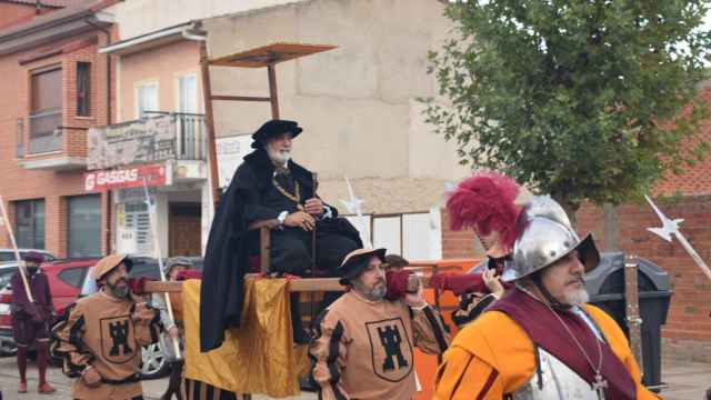 La llegada de Carlos V a Valdestillas.