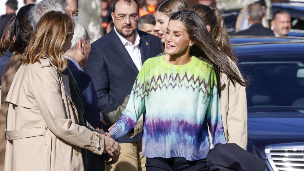 La reina Letizia en la entrega al Pueblo Ejemplar 2023.