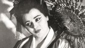 Victoria de los Ángeles en 'Madame Butterfly',  de Puccini, en el montaje de 1955 en el Metropolitan de Nueva York