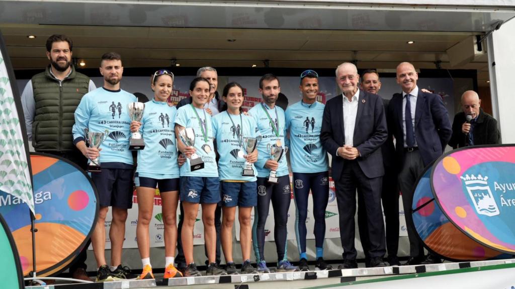 Los vencedores de la 43ª Carrera Urbana Ciudad de Málaga