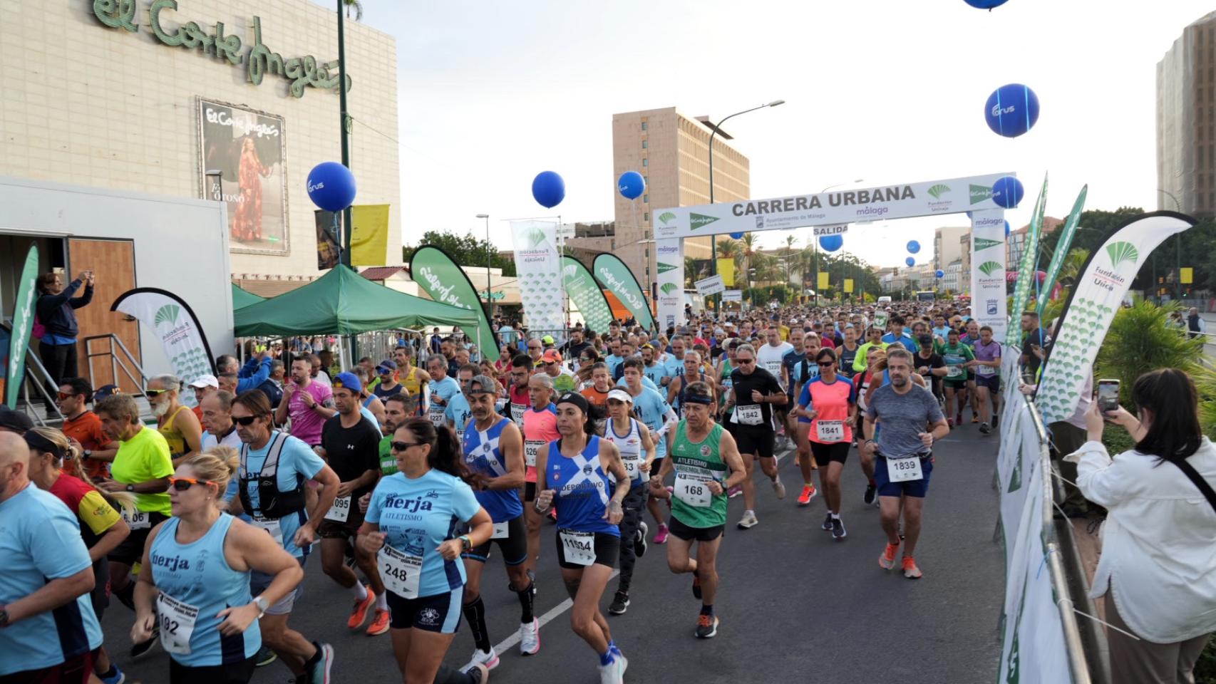 La salida de la 43ª Carrera Urbana Ciudad de Málaga