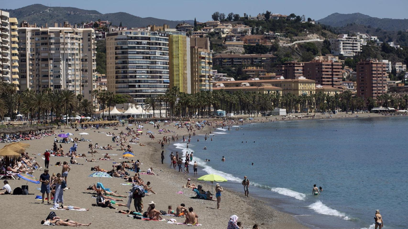 Imagen de una playa de Málaga.